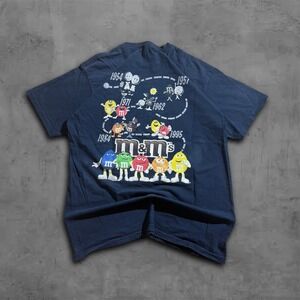 Y2K Relaxed Navy M&M Vintage 2000s Streetwear Tee